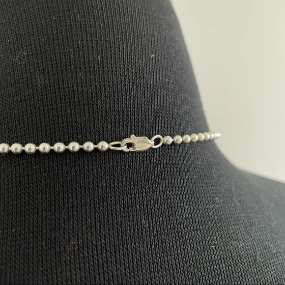 ✨𝙷𝚘𝚜𝚝 𝙿𝚒𝚌𝚔✨ GARRARD Silver Wing Double Pendants Necklace - Picture 8 of 12